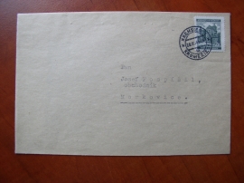 Dopis s výplatní známkou 