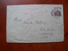 Dopis s výplatní známkou