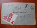 Dopis s doplatními známkami