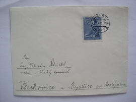 Dopis s výplatní známkou